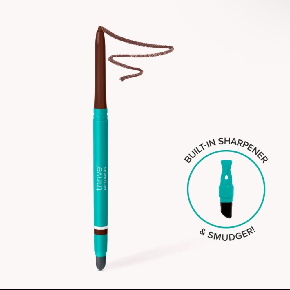 Thrive Teal and Brown Eyeliner with Sharpener